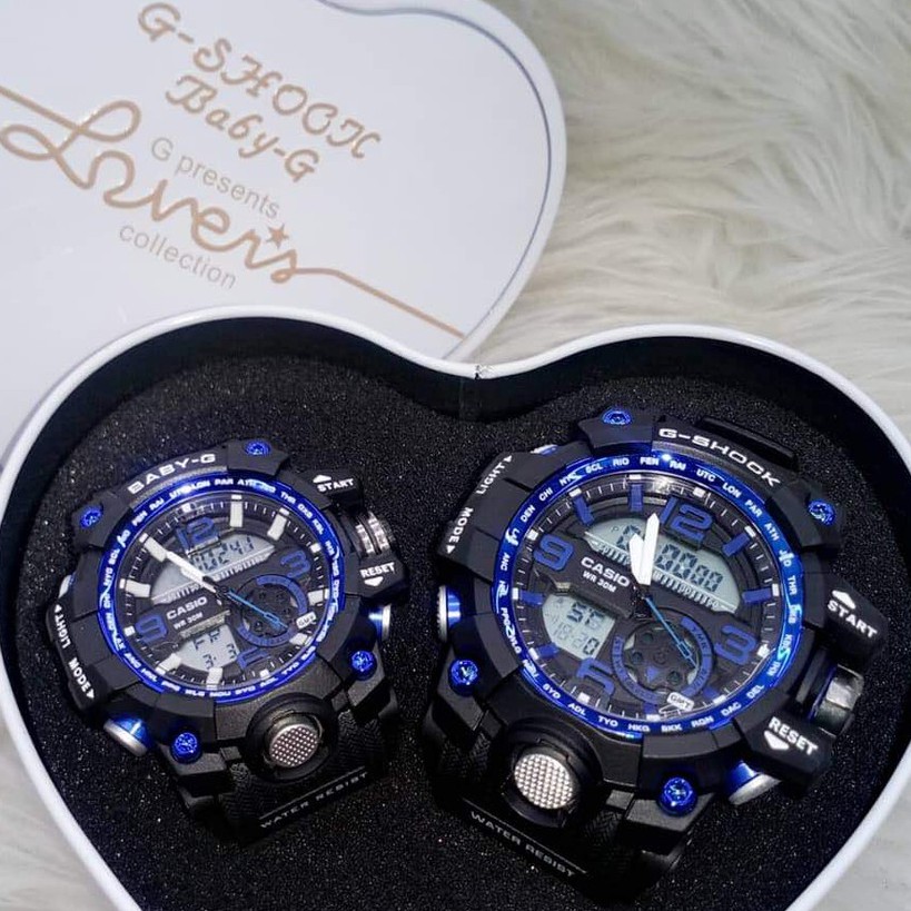 g shock watches blue and black