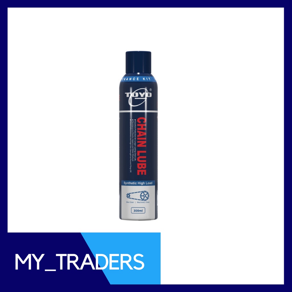 TOYO CHAIN LUBE FULL SYNTHETIC WATERPROOF LUBRICATION SPRAY MOTORBIKE