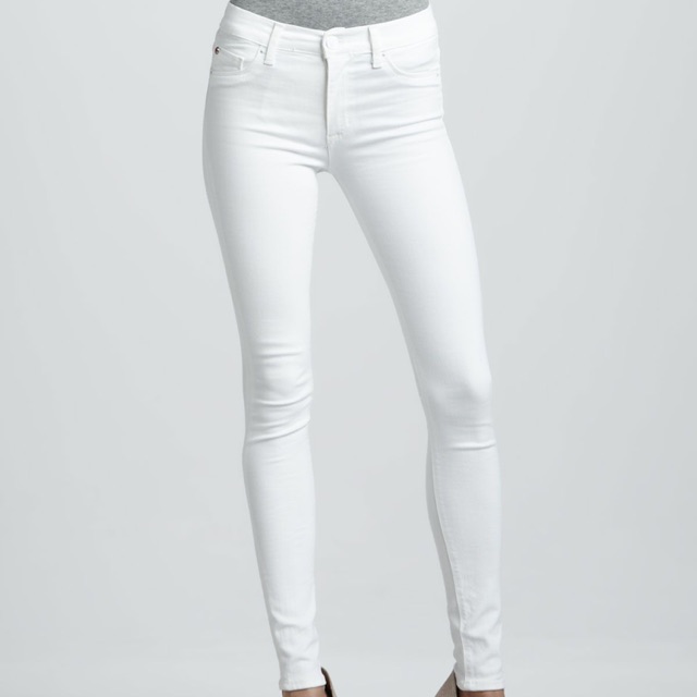 white jeans with holes