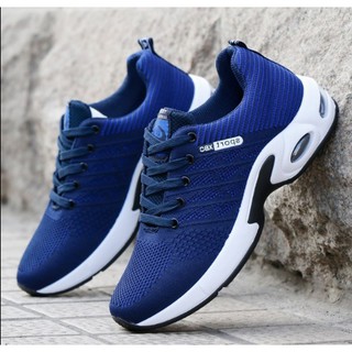 [Ready to ship]kasut lelaki  High Quality Men Fitness Workout Trail Running Shoes Comfortable Sport Gym Jogging Walking Sneakers