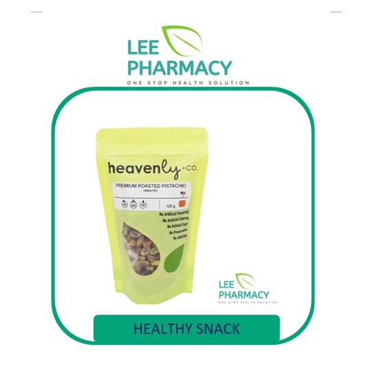 Heavenly + Co. Roasted Pistachio Kernel (Unsalted) 125g