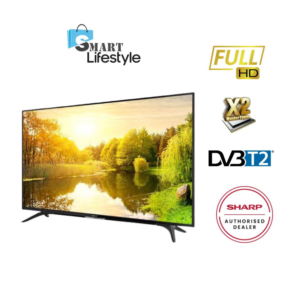 Sharp Easy Smart Tv 50 2tc50ae1x Shopee Malaysia