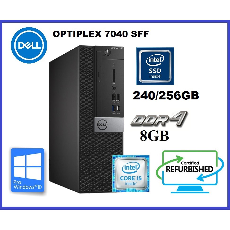 DELL Optiplex 7040 SFF/MT Core I5 and I7 6th Gen - Refurbished | Shopee