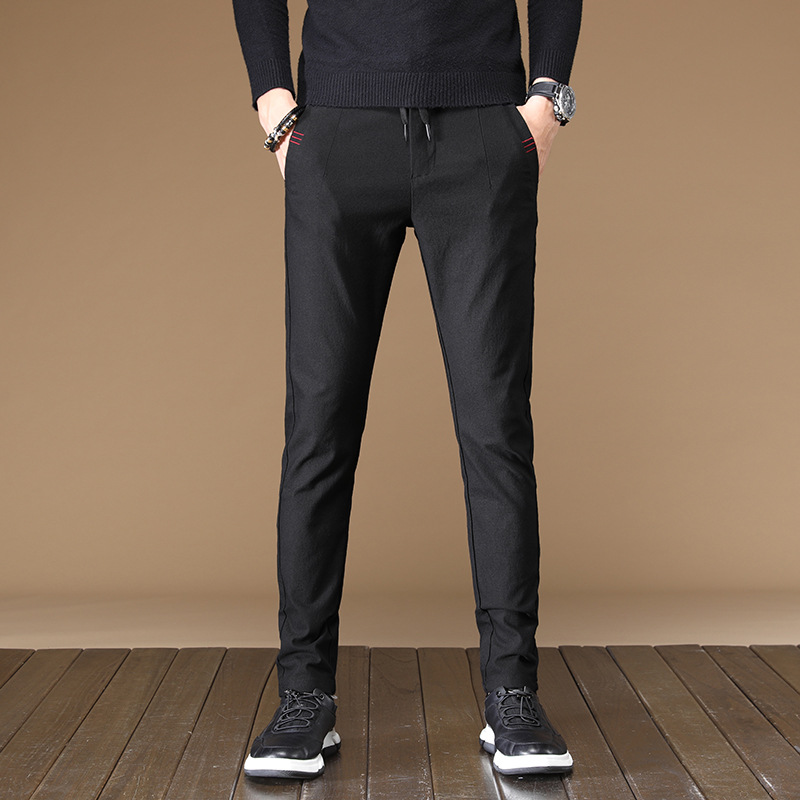 seluar slack hitam slim fit