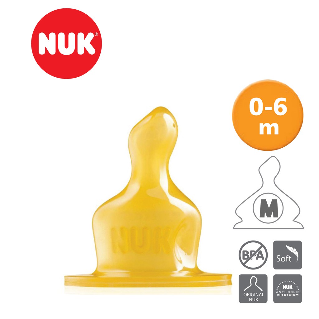 nuk silicone teats size 1