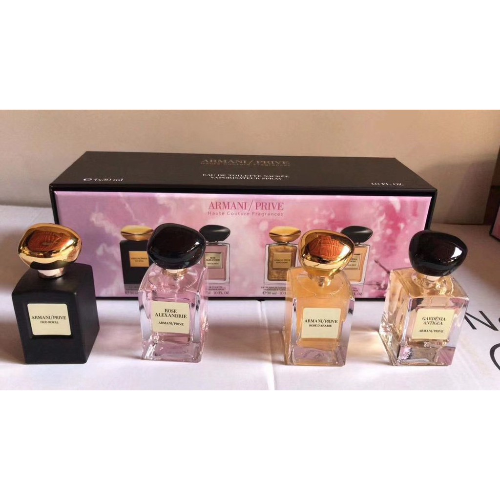 Armani / Prive Haute Couture Fragrance 4 in1 set *30ml With Spray UNISEX |  Shopee Malaysia