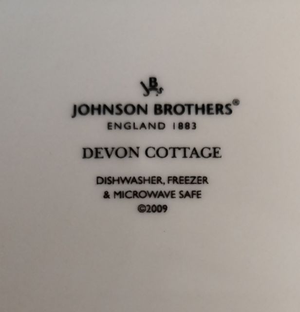 Johnson Brothers Devon Cottage 22cm Green Accent Salad Plate