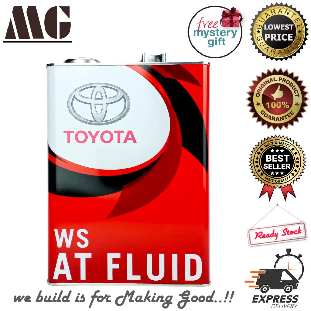 TOYOTA GENUINE ATF WS 4L AUTOMATIC TRANSMISSION FLUID GEAR OIL Shopee