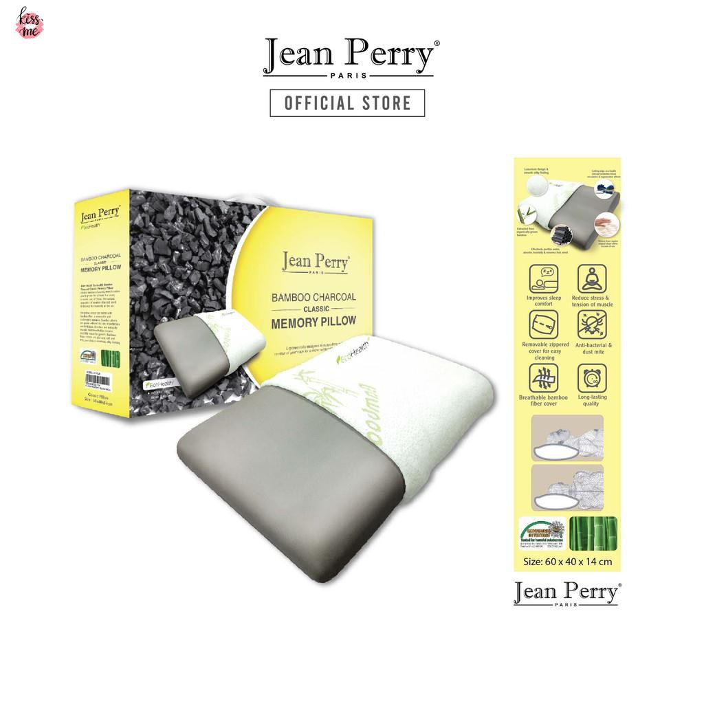 jean perry bamboo charcoal contour memory pillow