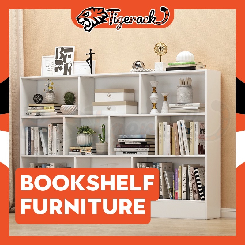 TIGERACK [New Arrival] Bookshelf IKEA Furniture Storage Rack Rak Buku