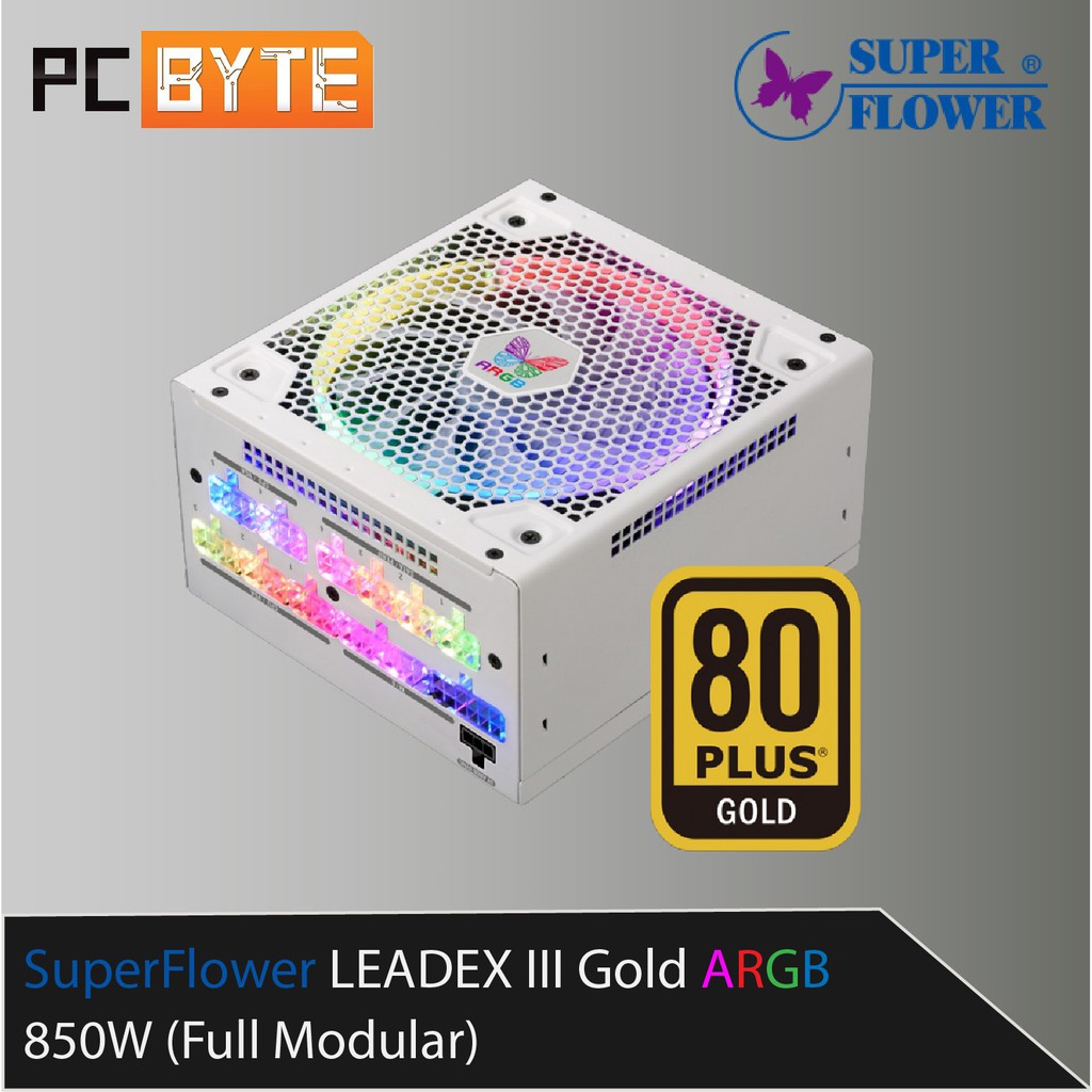 Super Flower LEADEX III Gold ARGB 850W Full Modular PSU | Shopee Malaysia