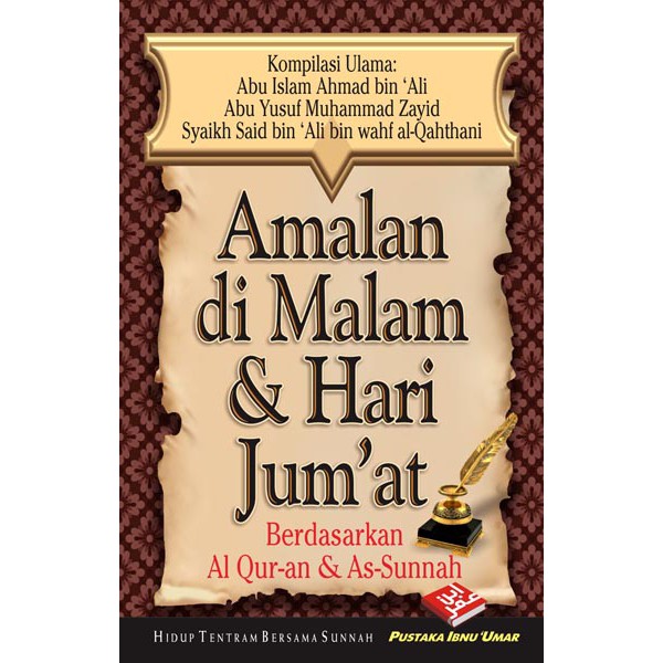 Amalan Di Malam Dan Hari Jumaat Berdasarkan Al Quran As Sunnah Shopee Malaysia
