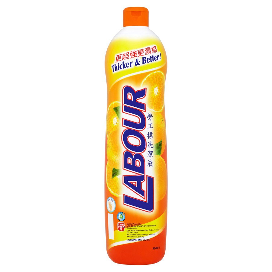 Labour Dishwashing Liquid Orange (900ml)