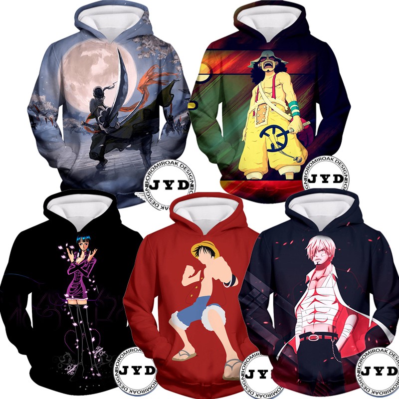 One Piece Hoodie Men Outwear Fashion Design Hoodies Luffy Anime Pullover S 5xl Shopee Malaysia