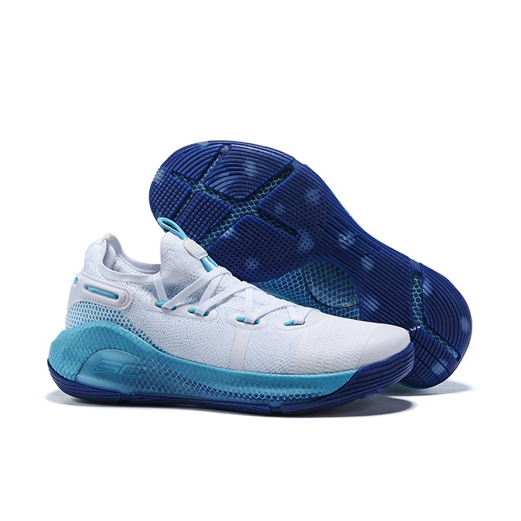 curry 6 white and blue