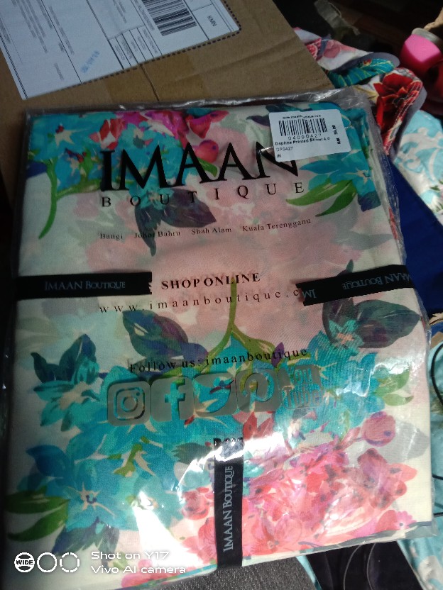 Chiffon Printed Shawl Dps427 Shopee Malaysia