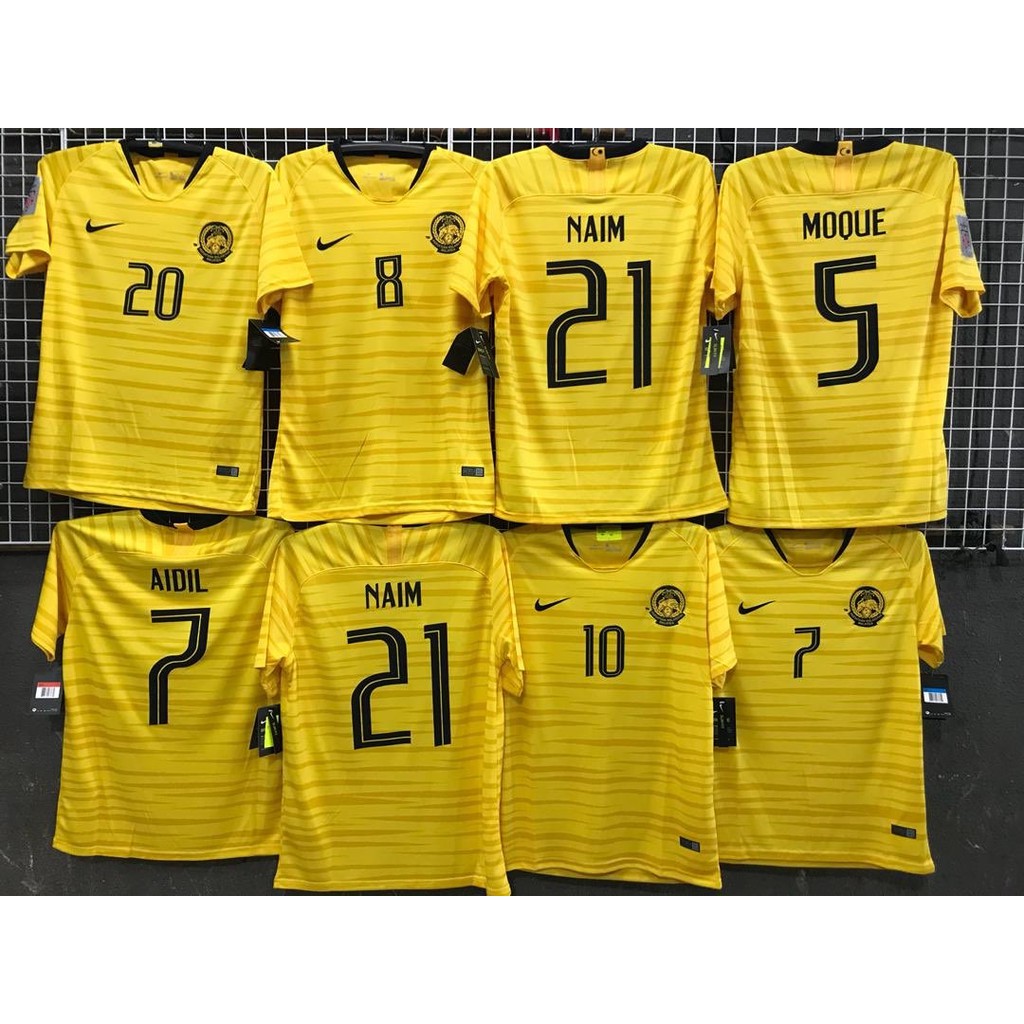 (Home) Malaysia Jersey With Printing Name+Number Top ...