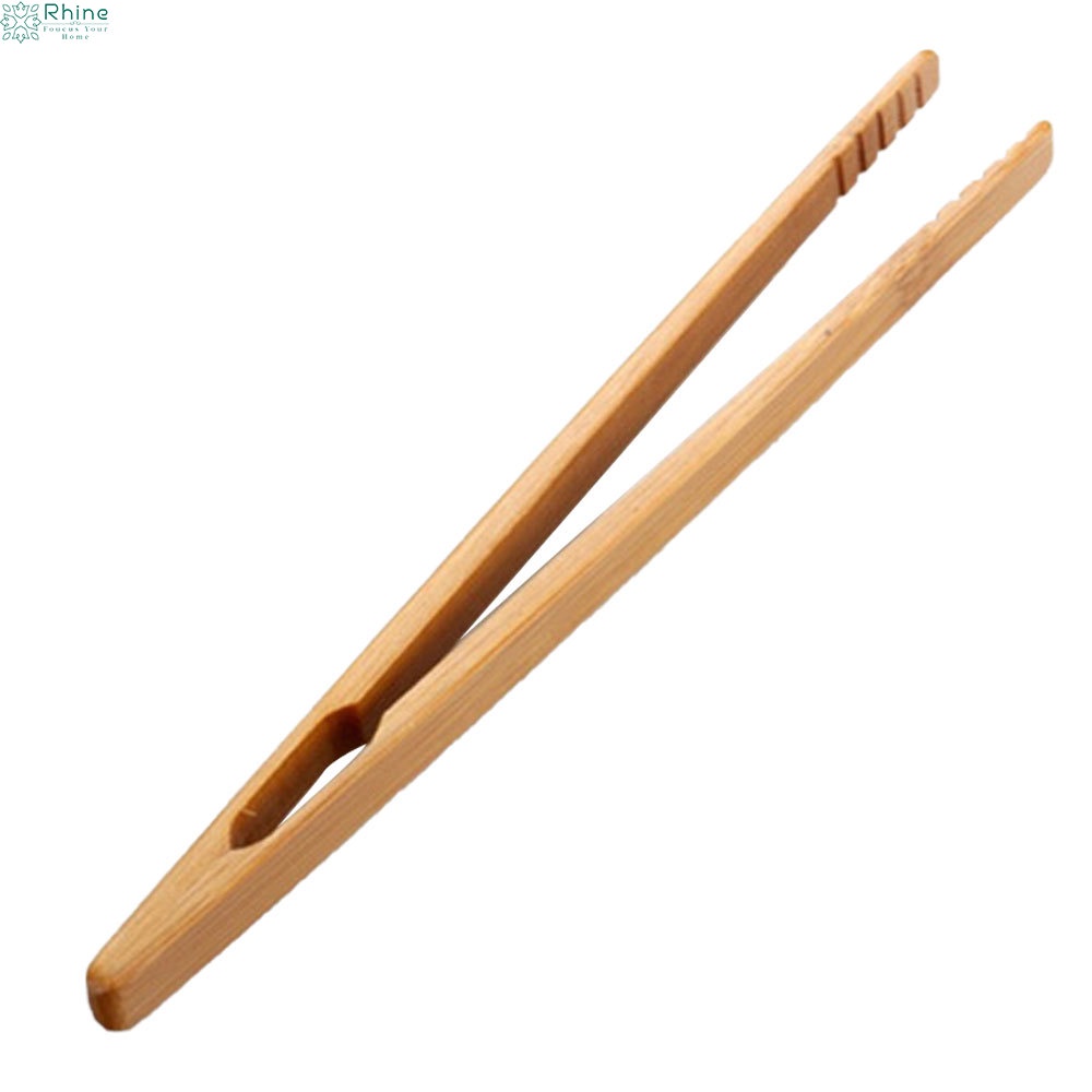 Rhine Bamboo Wood Wooden Food Toast Tongs Toaster Bacon Sugar Ice Tea ...