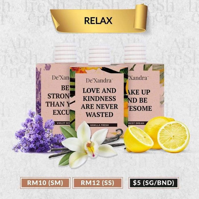 De Xandra Air freshener Shopee Malaysia