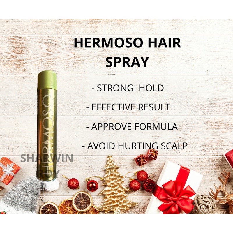 Hermoso Hair Spray !!Ready Stock!! 100 ORi!! Fast Shipping !! | Shopee
