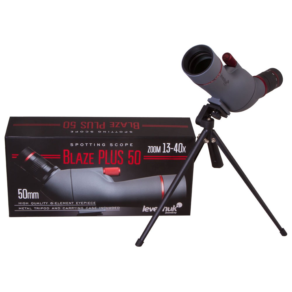Levenhuk USA Blaze Plus 50 Spotting Scope For Archery, Birdwatching