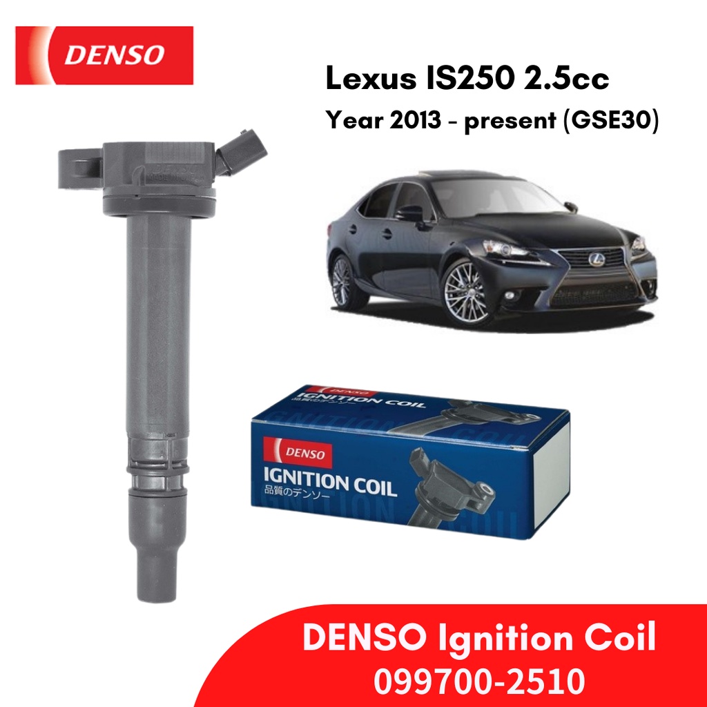 DENSO Ignition Coil 0997002510 (1pc) For Lexus IS250 GSE30 2.5cc