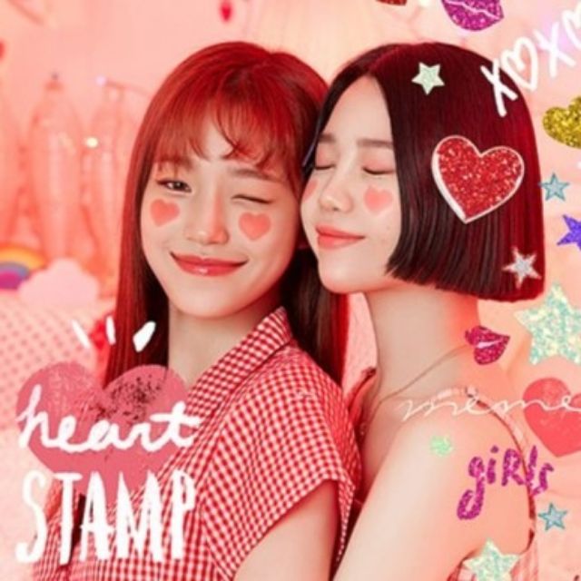 memebox heart stamp blusher