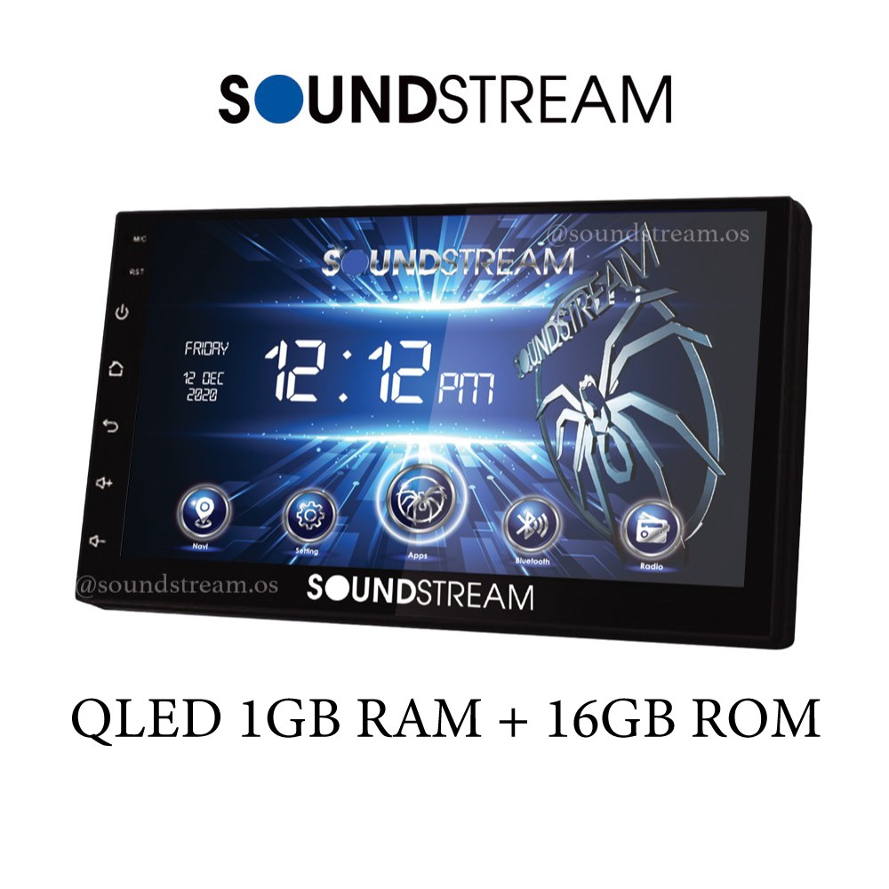 Soundstream QLED Touch Screen Full HD Car Android Player (1+16GB) | Shopee  Malaysia