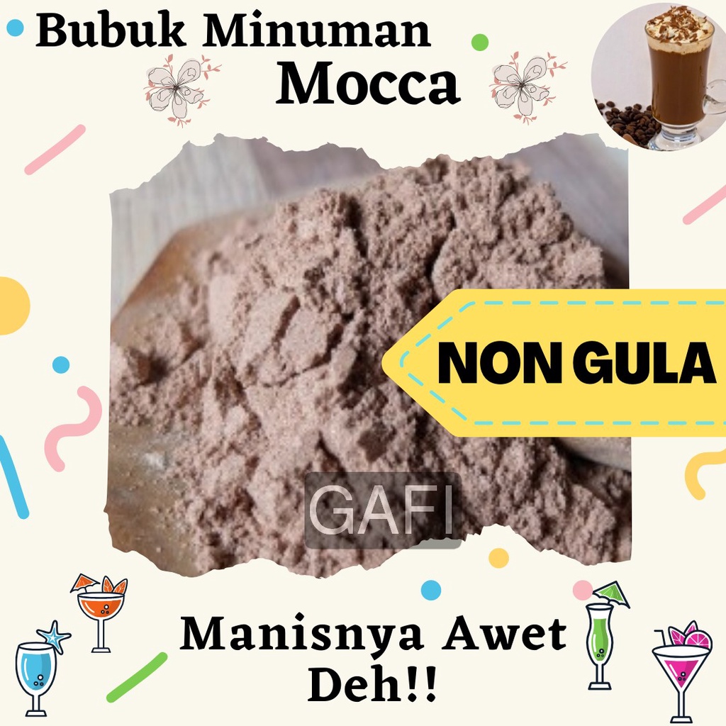Mocha Flavored Drink Powder Non Sugar 1kg Mocha Flavored Drink Powder Non Sugar Kiloan…