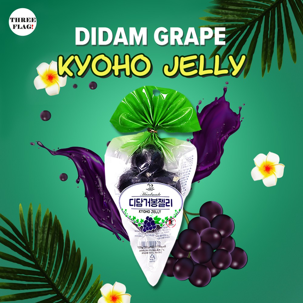 Didam Kyoho Grape Jelly Korea 120g(30gx4pcs) Expiry Date Oct/2021 Shopee Malaysia