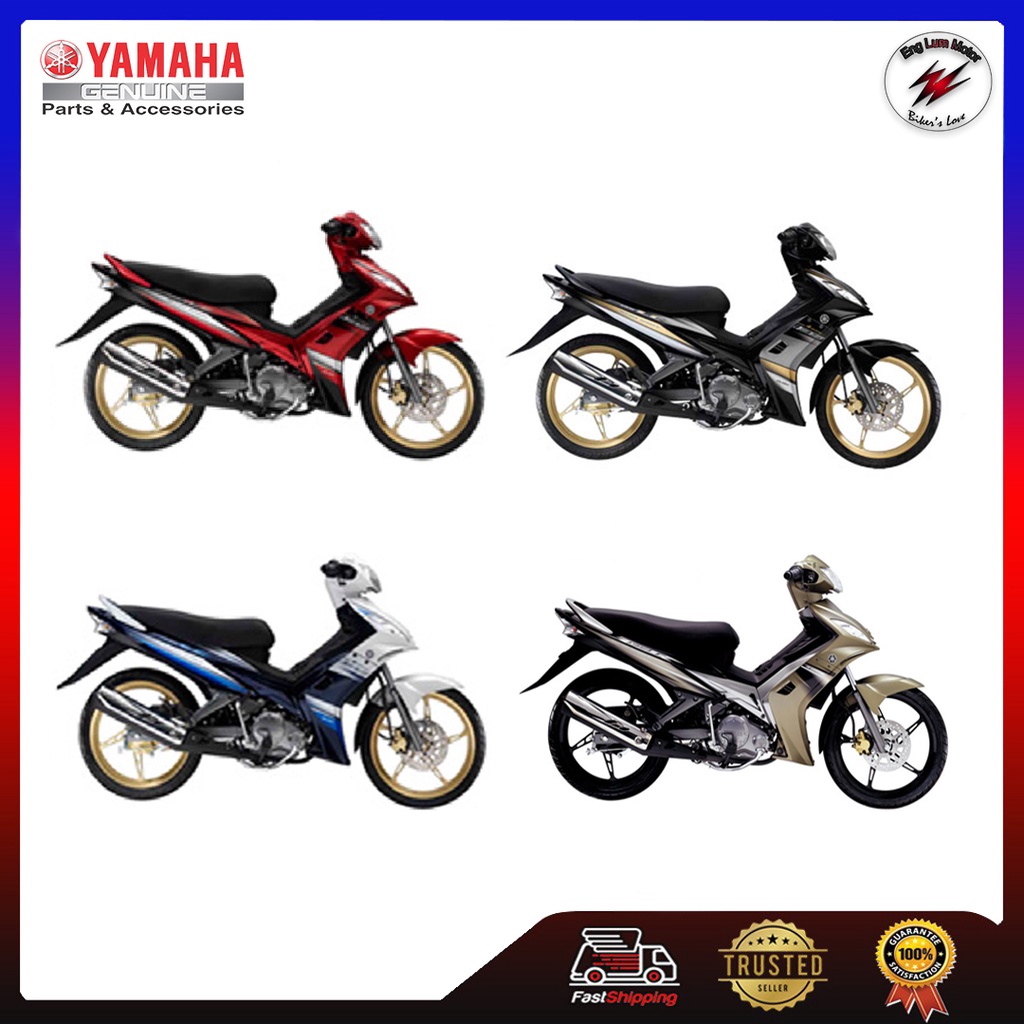 YAMAHA 135LC V1 ORIGINAL HLY BODY COVERSET & STICKER SET | Shopee Malaysia