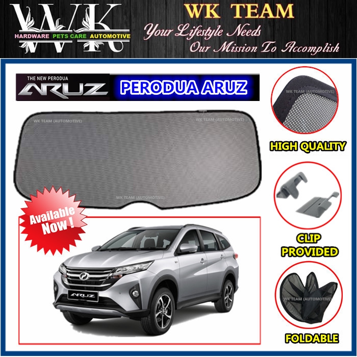 Perodua Aruz Rear Windscreen Window Sun Shade Sunshade (1 Pcs) | Shopee ...