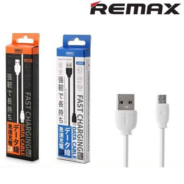 100% Original Remax Suji RC-134m 2.1A Fast Charging Series Data Micro USB  Cable 1000mm - Shopee Malaysia