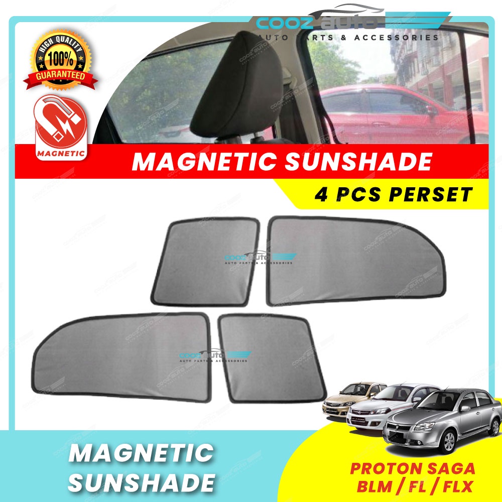 Proton Saga BLM FL FLX Magnetic Sun Shade Magnet Sunshade | Shopee Malaysia