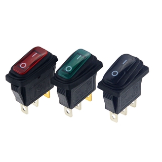 KCD3 16A/250V 2/3/9PIN Boat Rocker Switch 20A/125V ON/OFF 13.5*31MM Terminals 