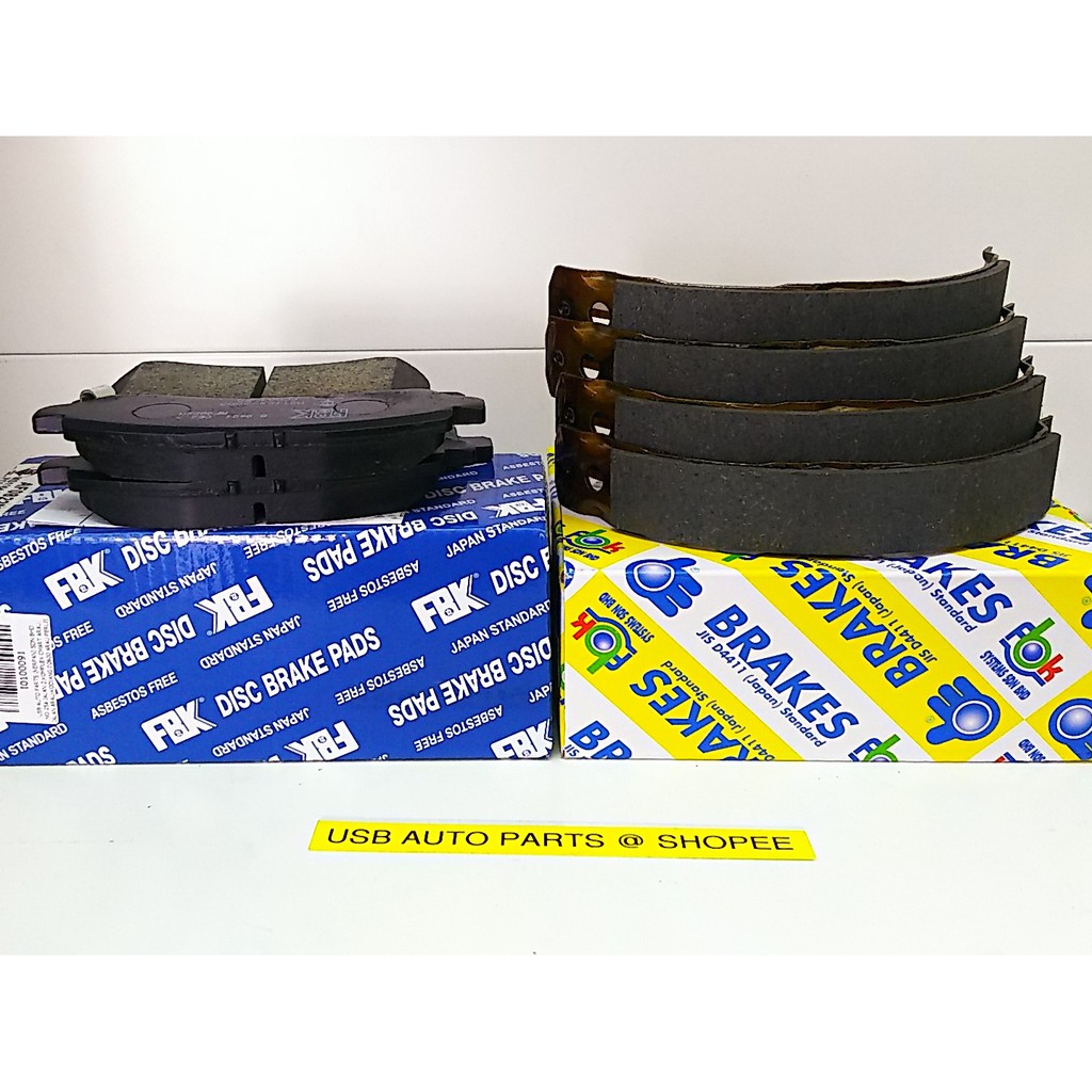 Myvi Lagi Best 1 3 1 5 Icon Axia Bezza Fbk Front Disc Brake Pad And Brake Shoe Perodua Shopee Malaysia