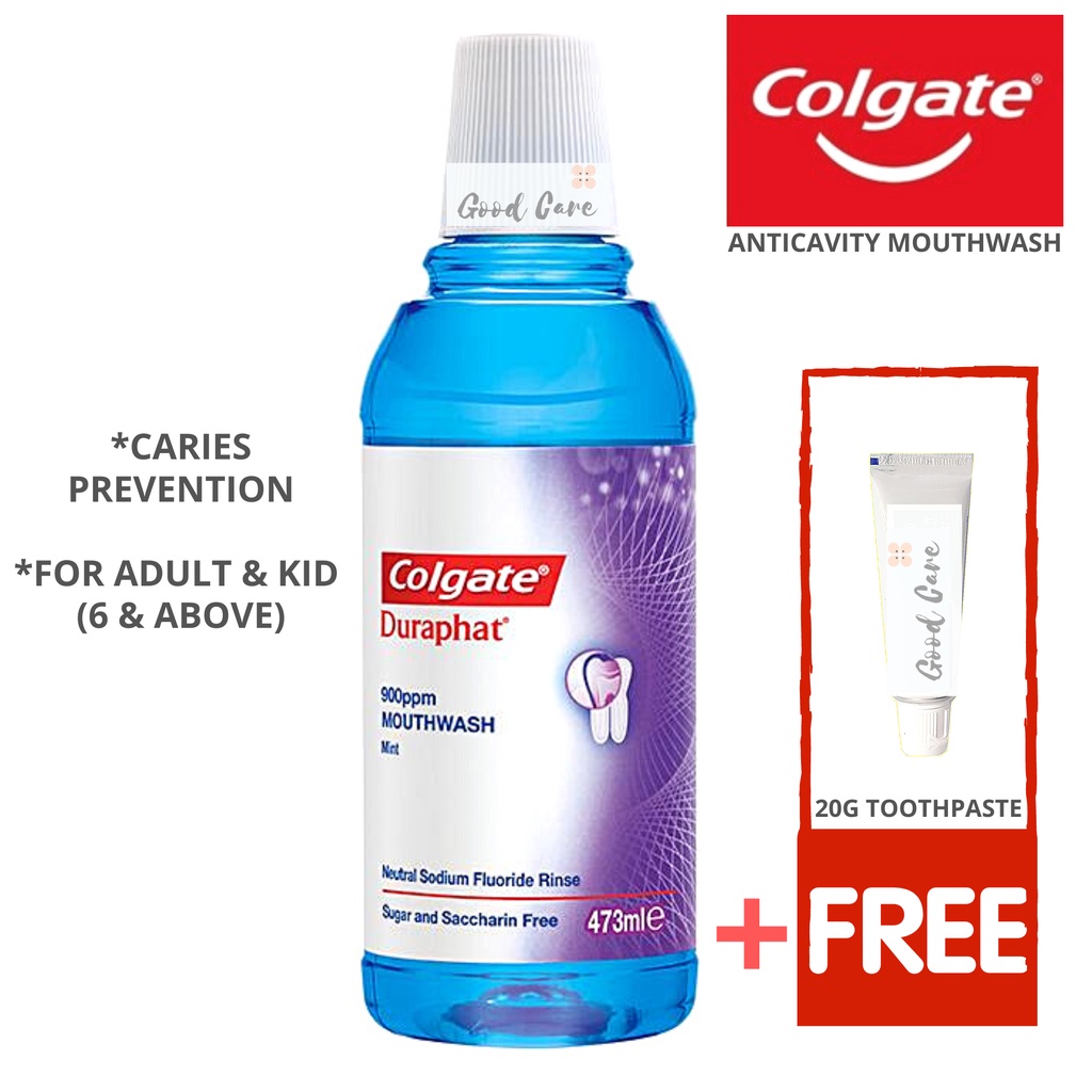 Colgate Duraphat Mouthwash (Alcohol Free) 900ppm 473ml [EXP 2024