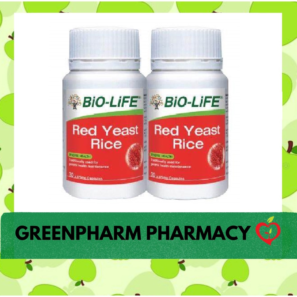 BioLife Red Yeast Rice 30'sX2 (EXP 10/2024) Shopee Malaysia