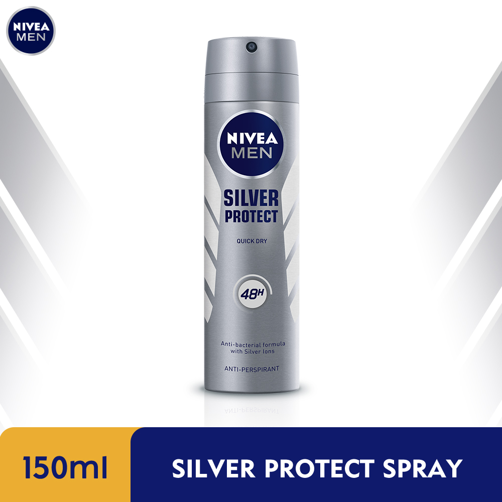 NIVEA Men Deodorant Spray - Silver Protect 150ml