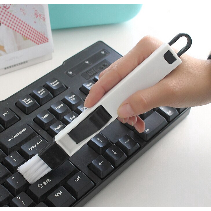 1Pc Sikat Pembersih  Jendela Keyboard  Multifungsi 2 In 1 