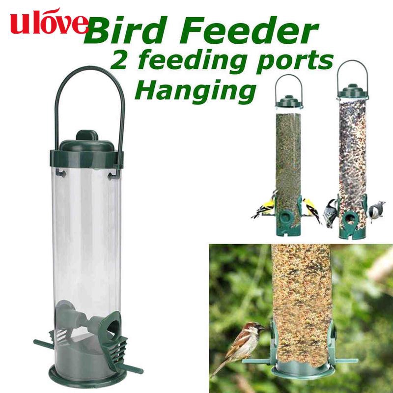 Hanging Wild Bird Feeder For Birds Parrot Lovebird Macaws Feeding