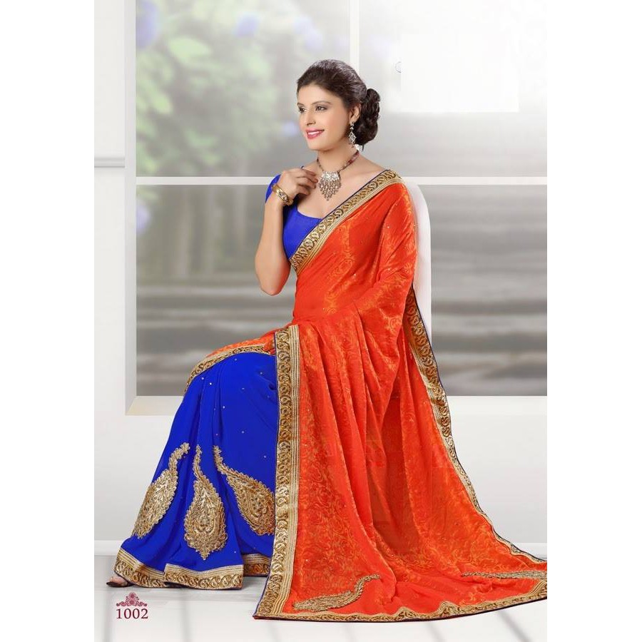 HALF N HALF DINNER SAREE