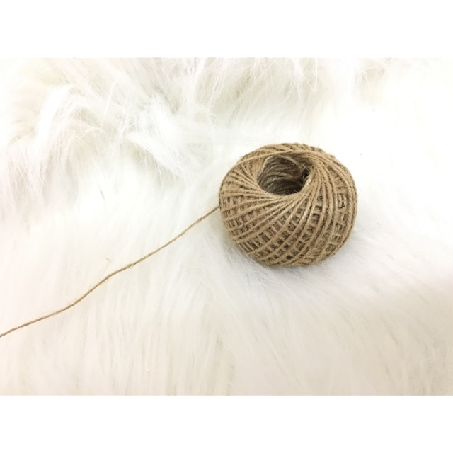 Tali Guni Jute Rope Permeter Brown Color 2 5mm Diameter 50meter Per Roll Shopee Malaysia