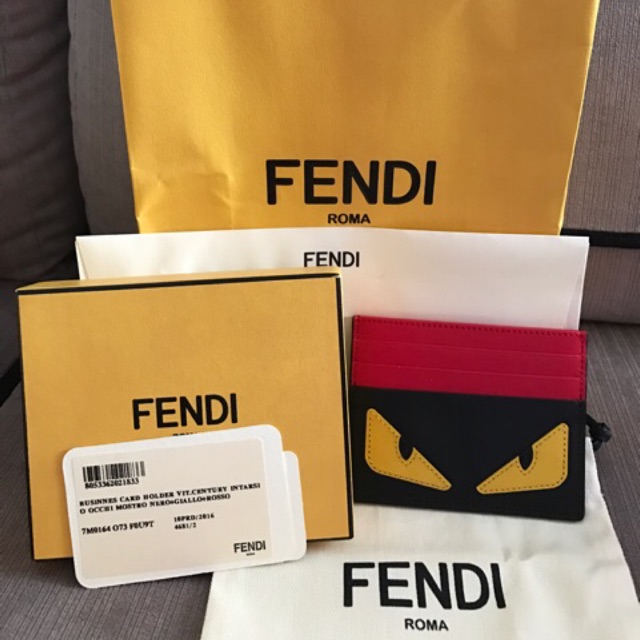 fendi business card holder