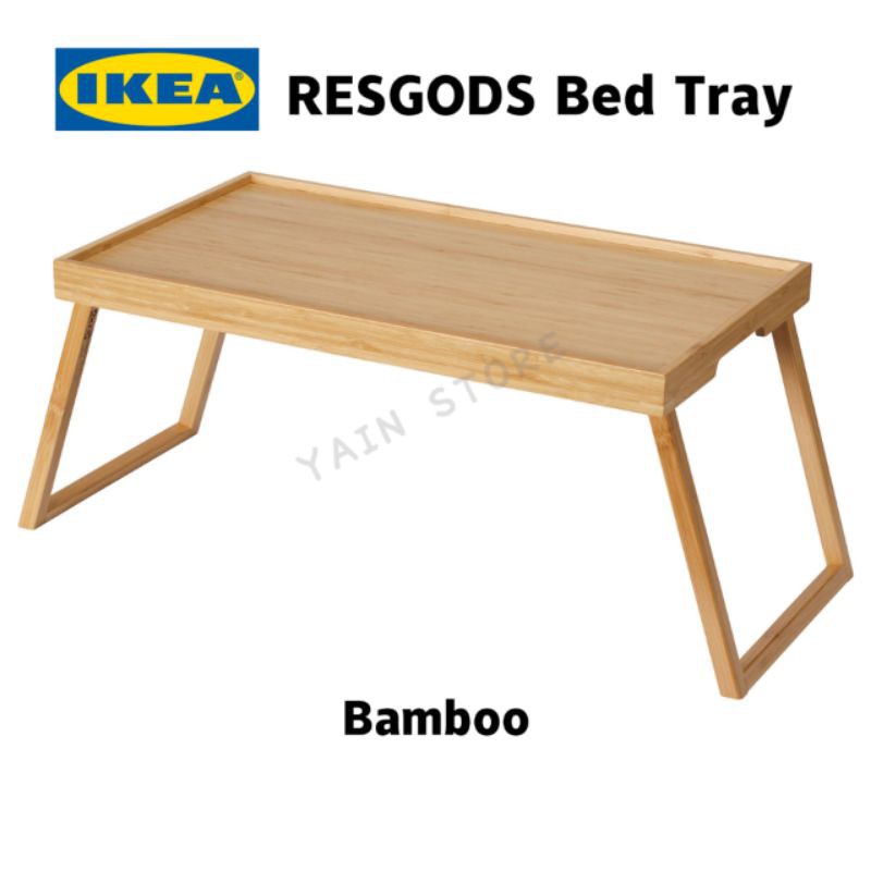 Ress Bed Tray Bamboo, Bed Desk Tray Ikea