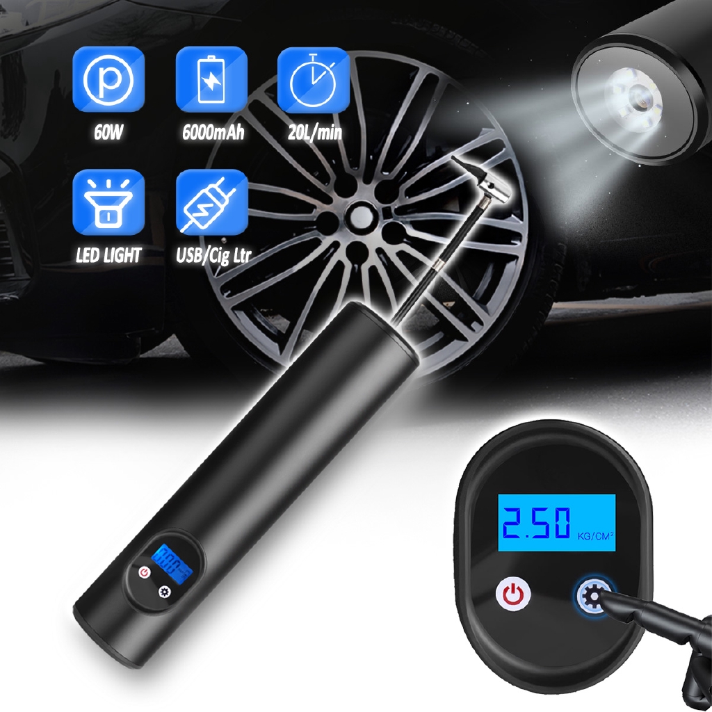 cordless digital tyre inflator