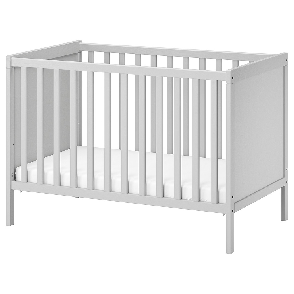 Baby Cot Crib White 60x1 Cm Sundvik Shopee Malaysia