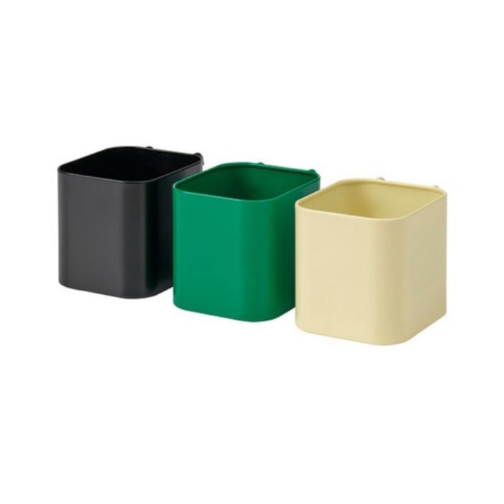 Ikea Skadis mixed colour container 3 pcs for pegboard Shopee Malaysia