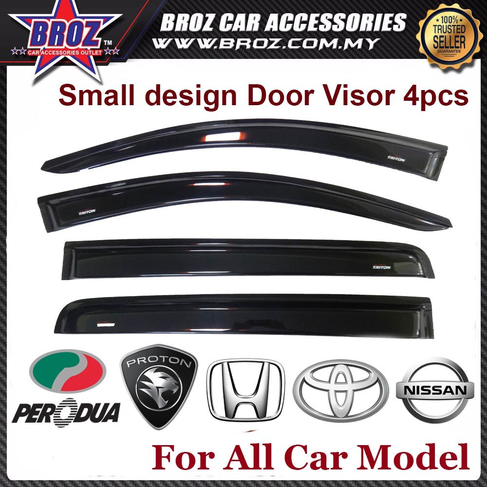 8CM All Car Small Design Door Visor Proton Perodua Honda 