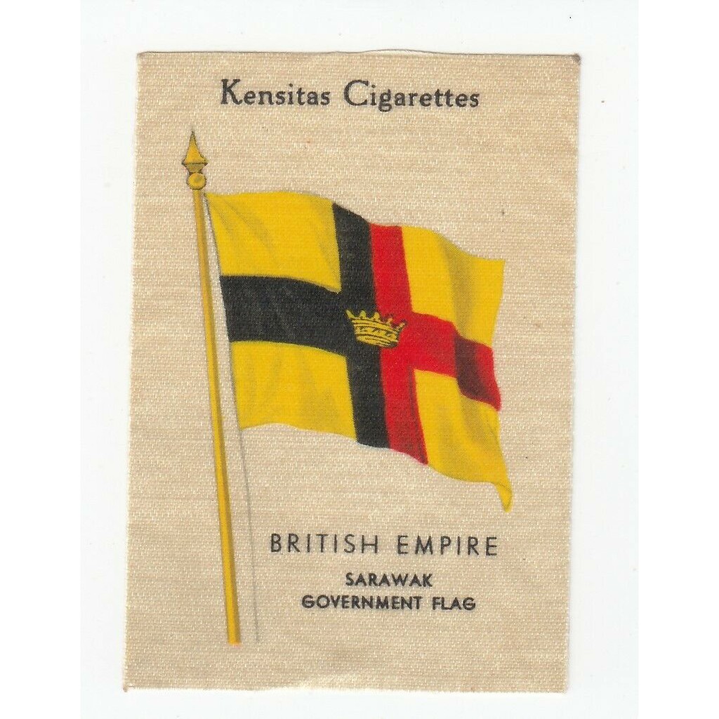 1933 British Empire Sarawak Silk Flag Shopee Malaysia